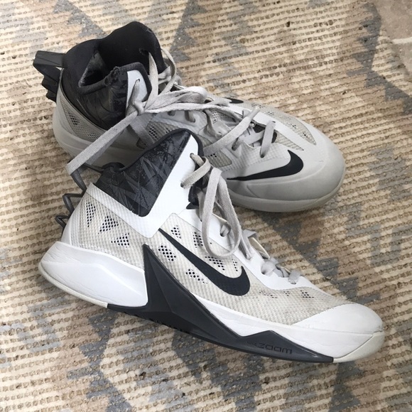 Nike Zoom Hyperfuse High Tops Size 7.5 - Picture 2 of 13